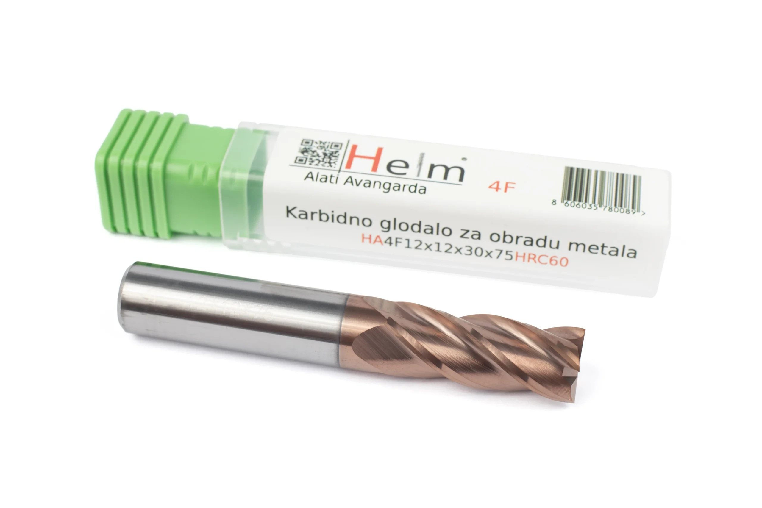 Karbidno glodalo HA4F-12*12*30*75 HRC60