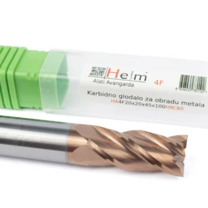 Karbidno glodalo HA4F-20*20*45*100 HRC60