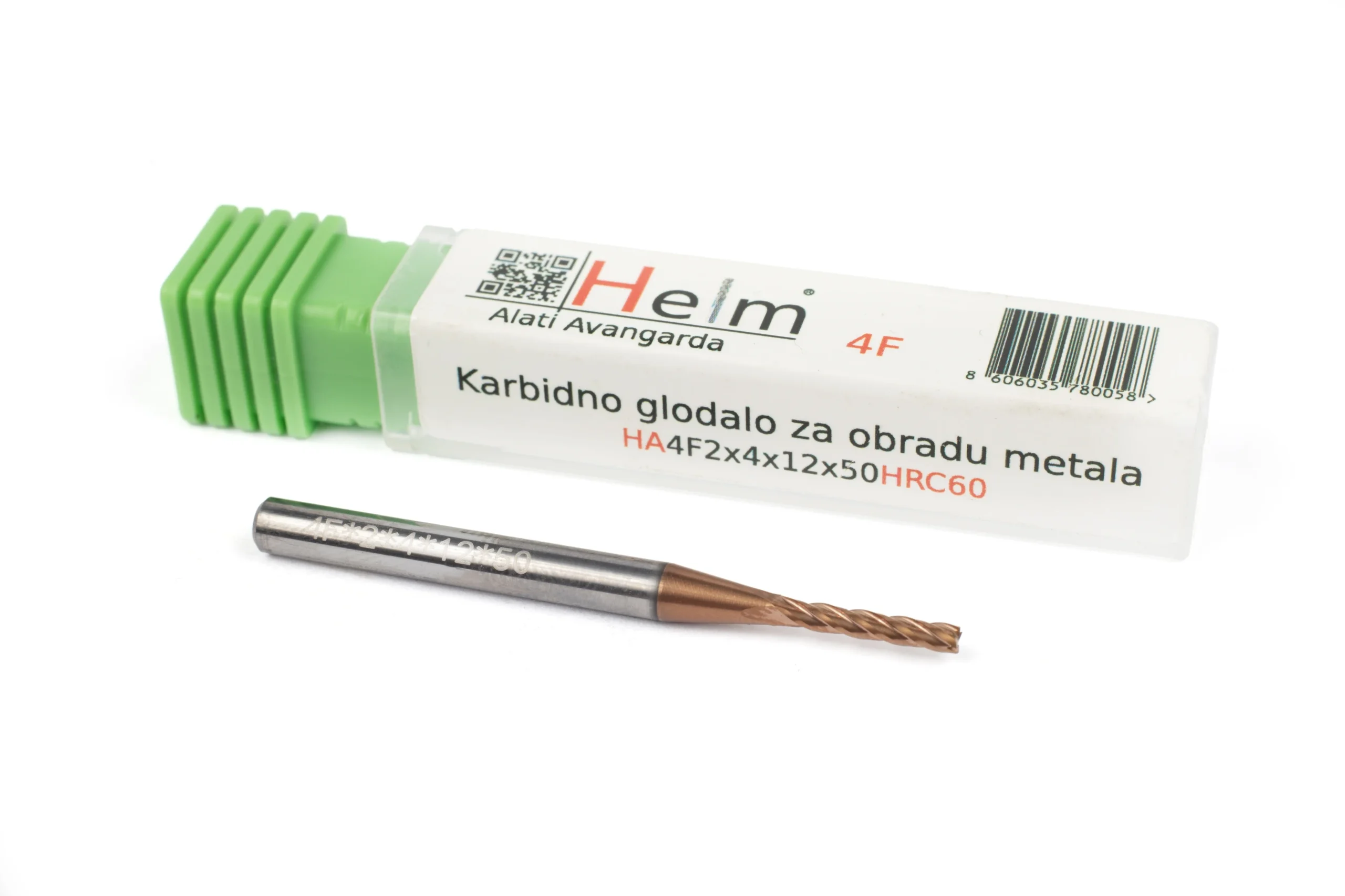 Karbidno glodalo HA4F-2*4*12*50 HRC60