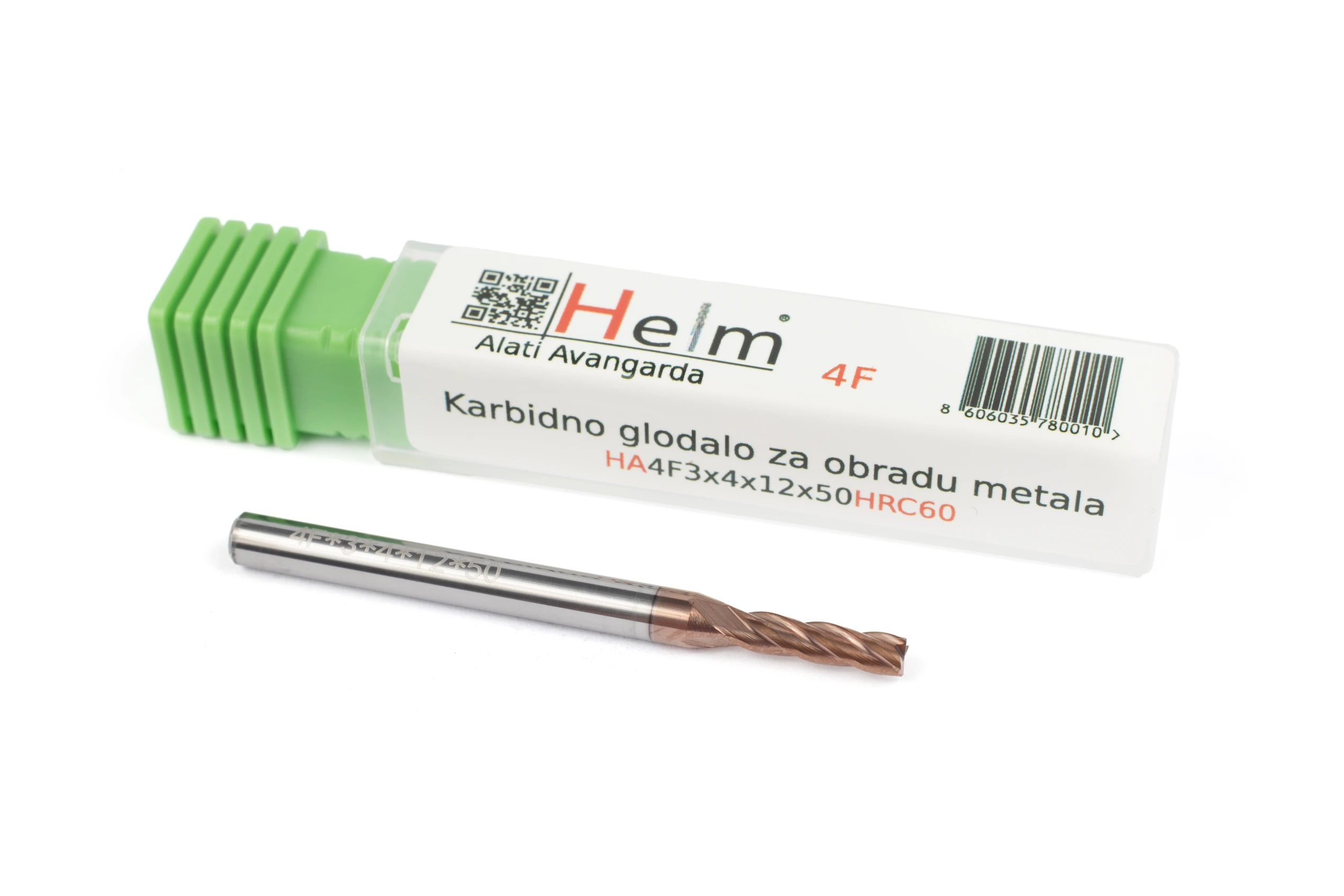 Karbidno glodalo HA4F-3*4*12*50 HRC60